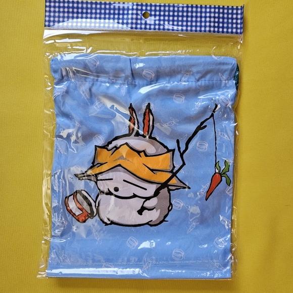 Mashimaro Mashi Maro Bag Anime Blue  Bag Storage New - Picture 1 of 1